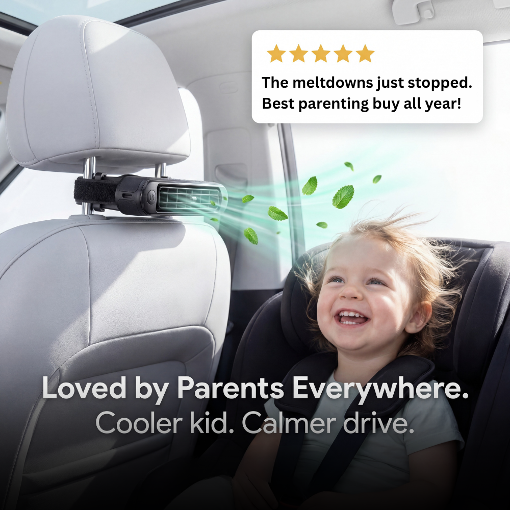 BreezeBuddy™ 2.0 Car Fan