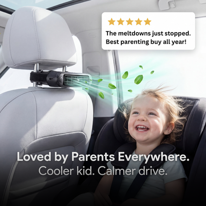 BreezeBuddy™ 2.0 Car Fan