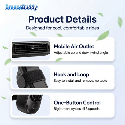 BreezeBuddy™ 2.0 Head-rest Fan
