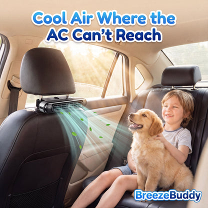 BreezeBuddy™ 2.0 Car Seat Fan